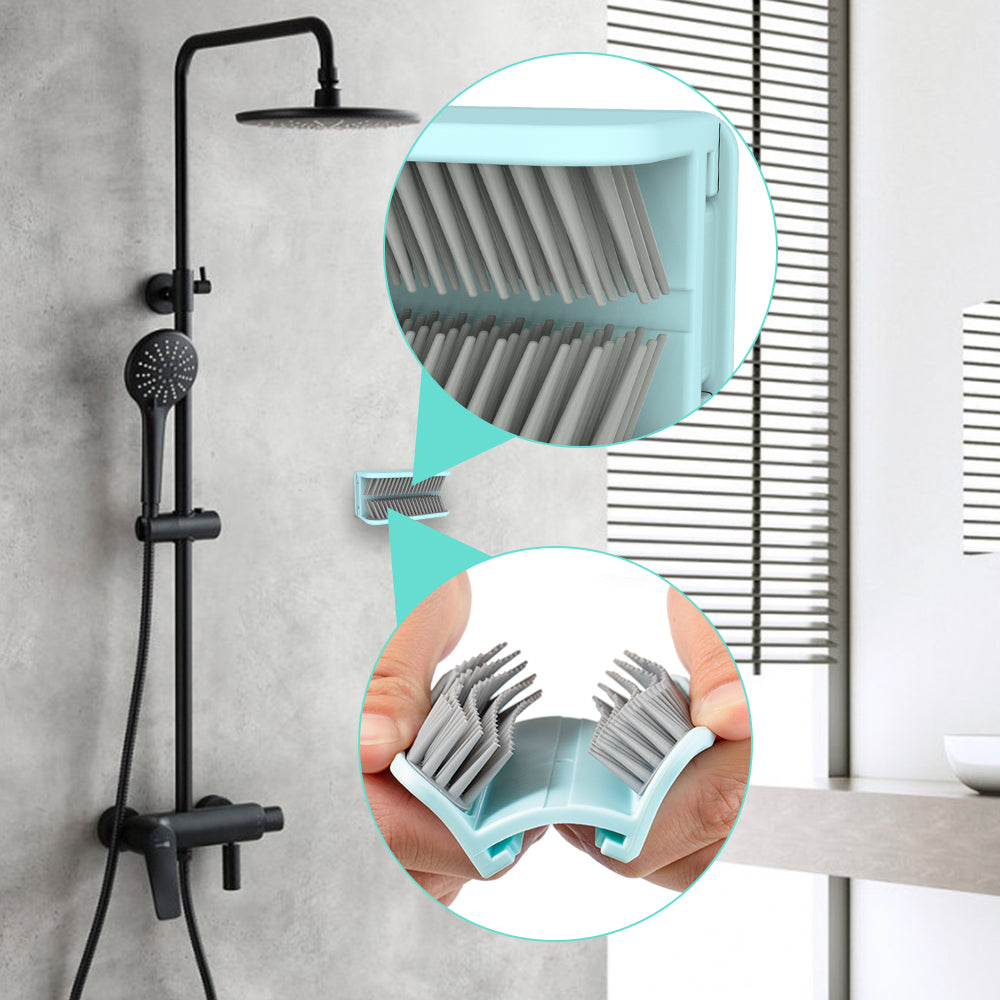 Shower Hair Catcher Wall Silicone Hair Trap Collector for Bathroom