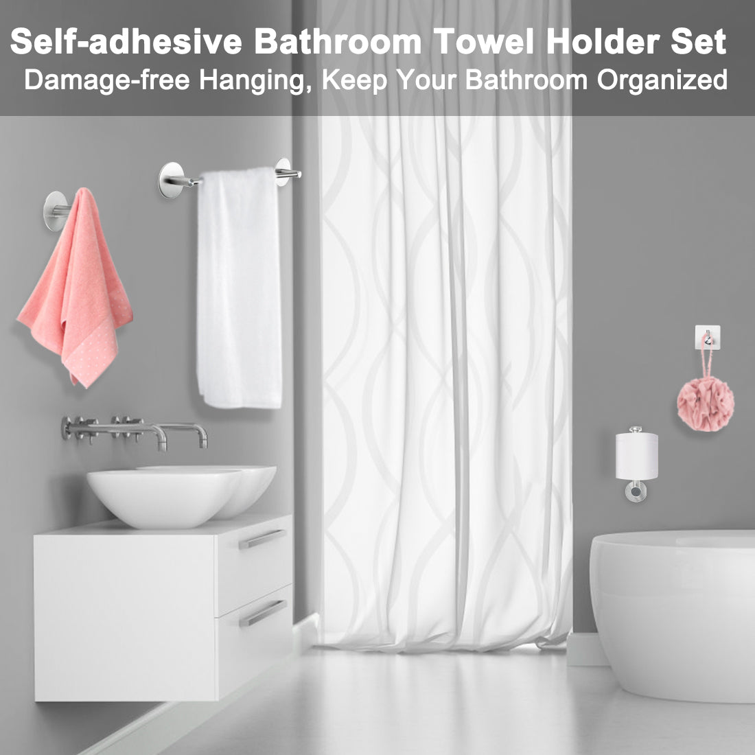 Self Adhesive Bathroom Accessories Category