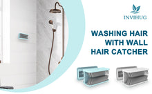 Load image into Gallery viewer, INVIHUG Shower Wall Hair Catcher, Hair Trap for Shower, Hair Catcher, Hair Collector
